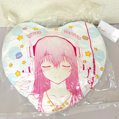 Super sonico cushion pink - sonico,